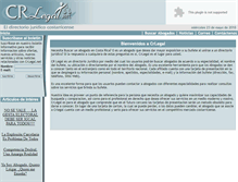 Tablet Screenshot of crlegal.com